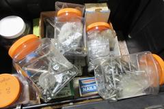 Tote Of Assorted Hardware, Wrenches, Springs & MORE!