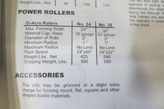 DiAcro No 24 Power Slip 3 Roll, 24" Rolls