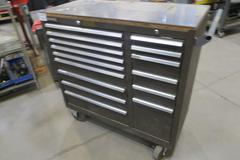 Kennedy 15 Drawer Rolling Tooling Cabinet with Contents