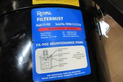 Royal FilterMist (3 pcs) F900, FX900, FX550 Mist Collectors, with 1 New Filter in Box