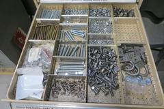 Kennedy 10 Drawer Heavy Duty Storage Cabinet w Contents AND Equipto Index w 18 Drawers AND Contents