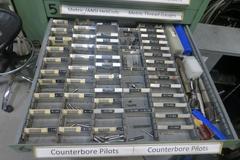 Heavy Duty 14 Drawer Cabinet WITH CONTENTS