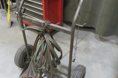 Acetylene Cart w Gauges and Torch
