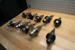 CT 40 Taper Tool Holders, (10) End Mill Holderss