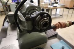 Hardinge DSM-59 Second Operation Lathe with Lever Operated 5C Collet Closer and 6-Station End Working Slide