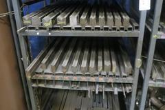 Press Brake Dies - Large Assortment on Cart w Casters