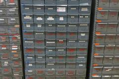 Durham 84 Drawer Index w Contents of Hardware