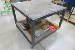 Heavy Duty Table - Portable On Casters