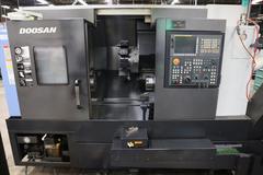Doosan Puma 2100SY CNC Lathe, Live Milling, Y-Axis, Sub-Spindle, C-Axis Main and Sub, Chip Conveyor, Parts Catcher, Conveyor