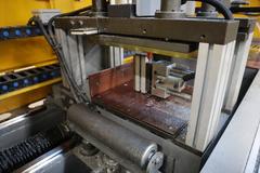 PMI-455 Type A Automatic Circular Upacting Saw, ProFace Control, In-Feed Conveyor,  Powermatic Powertec Collectors