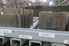 Press Brake Dies on Portable Rack w Contents