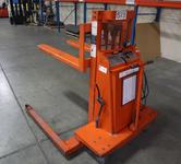 Presto WPS5036-20 Electric Stacker Lift Truck, 2,000# Cap, 36" Lift Height, 42" Forks, 50" Between Outriggers, 12 Volt Battery and Charger