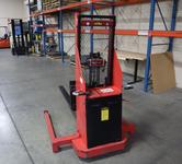 Mobile Pallet Truck B60-CSA Electric Stacker Lift Truck, 1,500 # Cap, 42" Forks, 60" Max Height, 12 Volt Battery, Charger