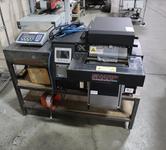 Bagging Center: SHarp SX-16H Bag Filler and Sealer, Metler Toledo Electronic Digital Scale, Granite Surface Plate, Steel Stand - Remote Foot Trip