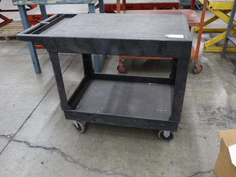 Uline Plastic Tool Cart with Lower Shelf