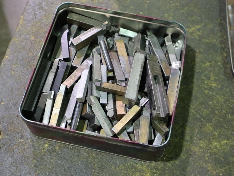 Lather Turning Cutters, Mostly 3/8" and 5/8" Square Shank