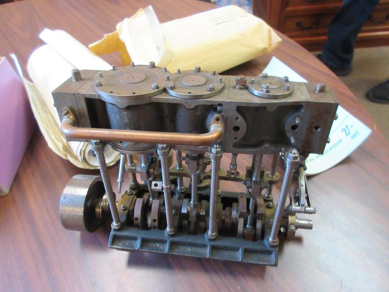 Coles Power Models, Working Metal Steam Engine with Literature and Instructions