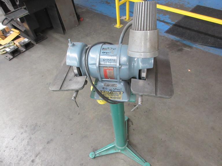 Balodor Double End Pedestal Carbide Tool Grinder with Tilting Tables