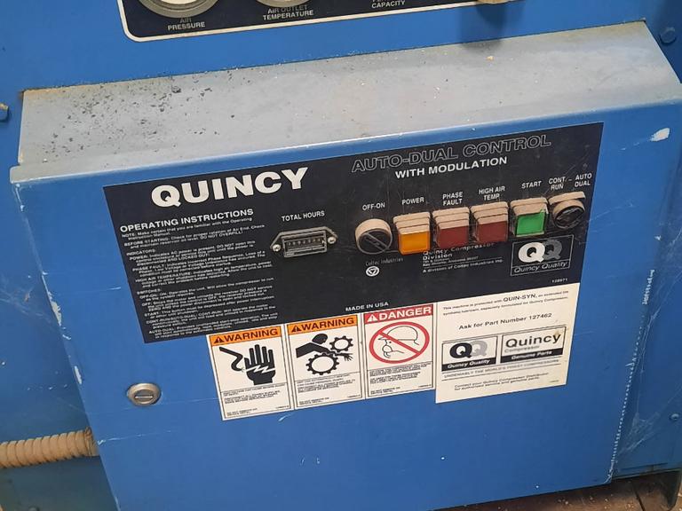 Quincy QMBDACA120 10 HP Rotary Screw Air Compressor
