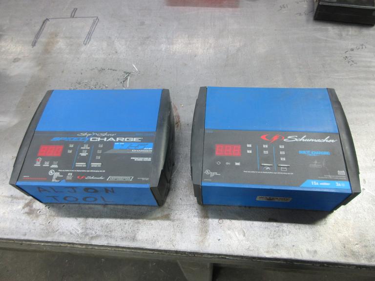 Schumacher Portable Battery Chargers (2) 15 Amp