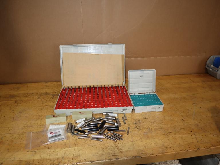MEYER Gage Makers: Pin Gages, Incomplete Sets .011-.2500 Plus Assorted Pins