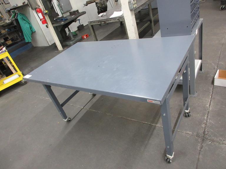 Uline Metal Rolling Work Table