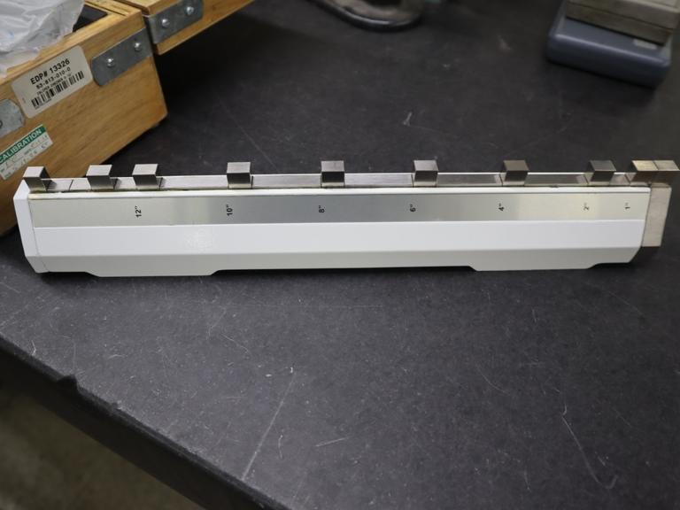 Fowler 12" Precision Caliper Standard in Wood Case