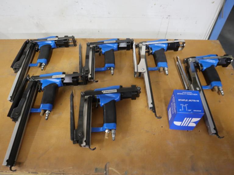 Josef Kihlberg Pneumatic Box Staplers (6) w Staples