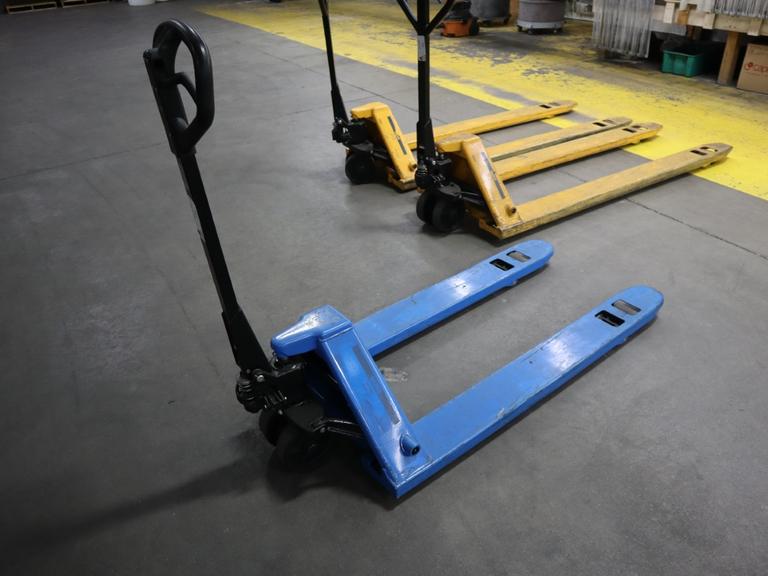 Pallet Jack Uline H-1483, 5500 LB Capacity 27" Fork Width 48" Fork Length