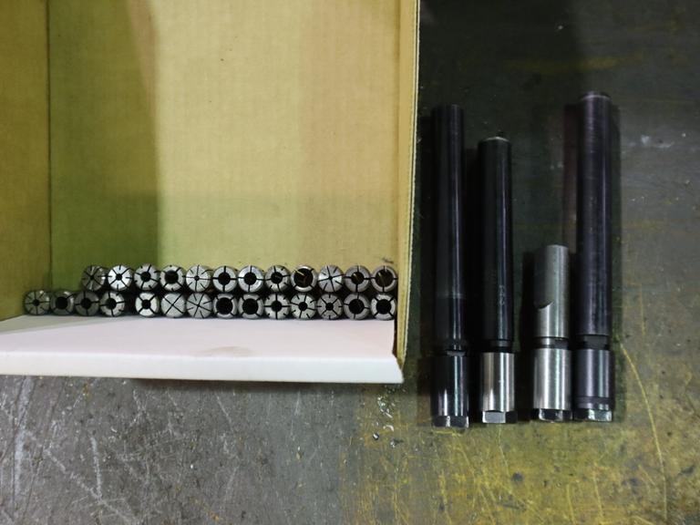 DA-20 Collet Holders with DA-20 Collets, 3/4" Diameter Shank