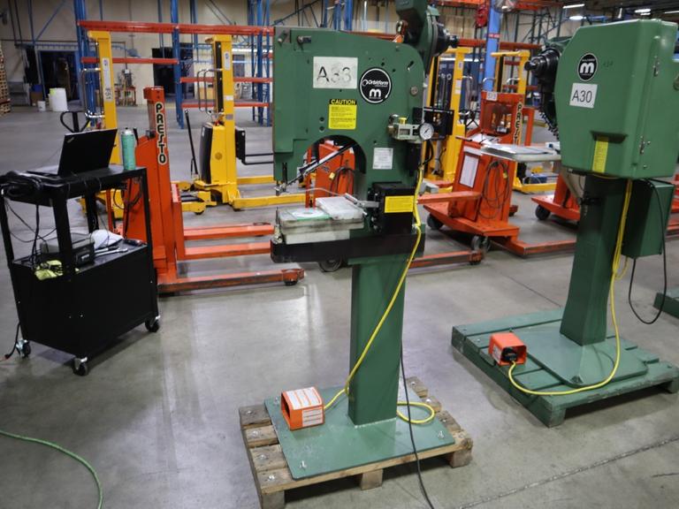 MIlford Orbitform #58 Riveter, Tooling, Remote Foot Trip 