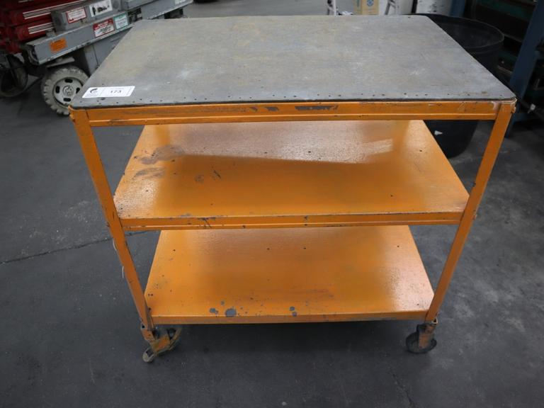 Metal Shop Cart (3) Shelves