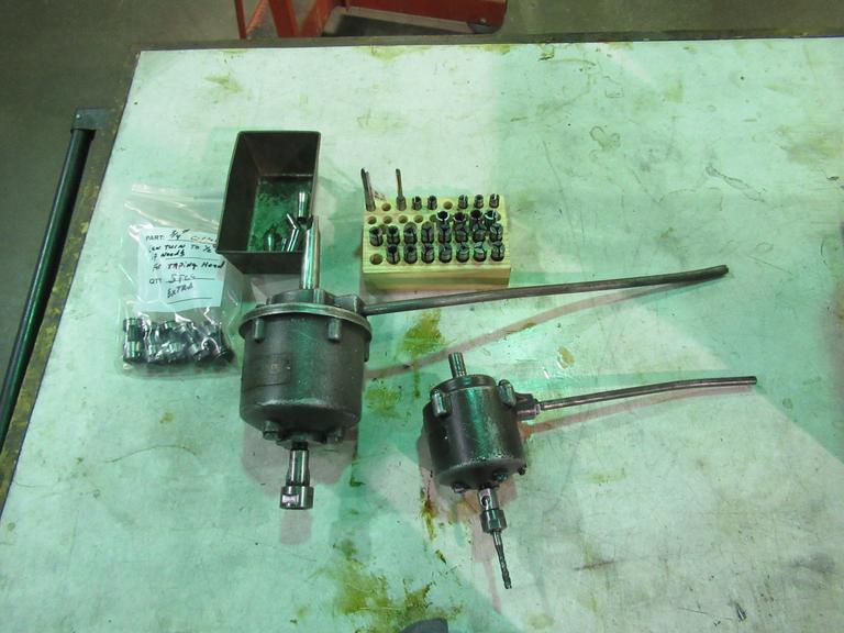 Procunier No. 1 and No. 2 Tapping Heads with Assorted Collets