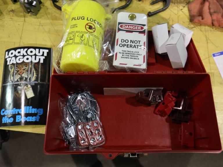 NMC Lockout Tagout Kit with Plastic Case