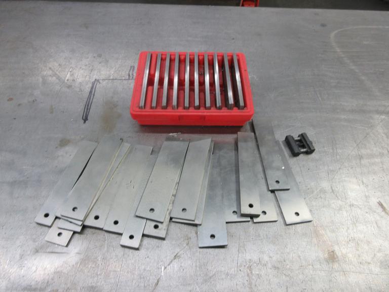 6in" Vise Parallels - Assorted Thickness, Vise Stop