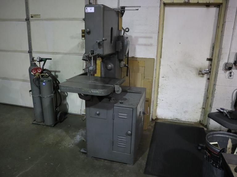 Grob NS18 Vertical Band Saw with Blade Welder and Grinder