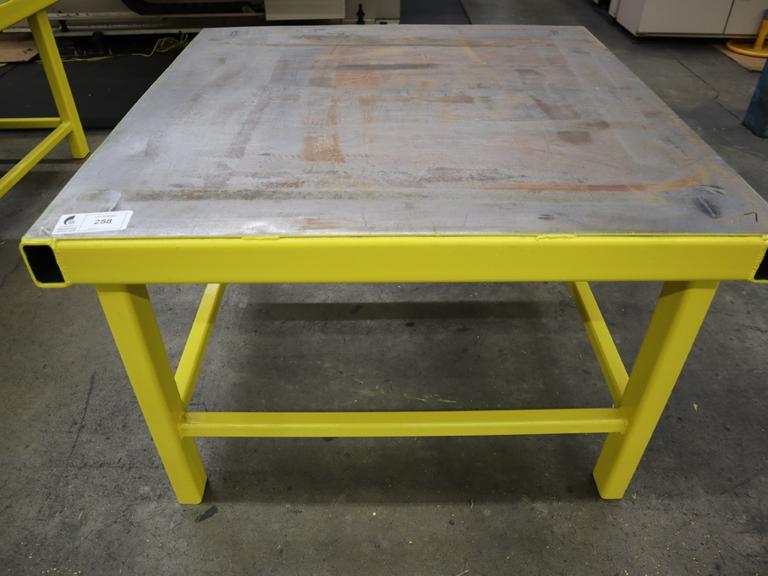 Steel Table, Heavy Duty 42' x 42" x 28.5"