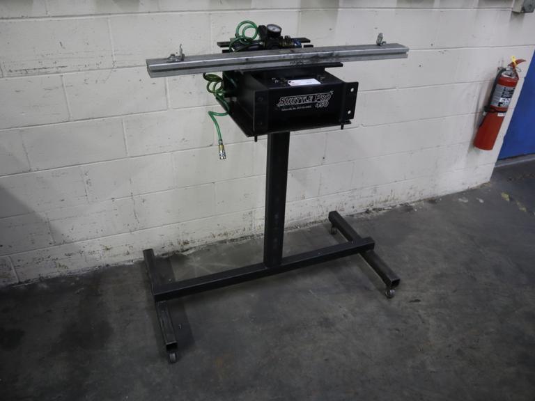 Shuttle Pro 450 Pneumatic Slug Shaker with Shaker Plates, on Portable Stand