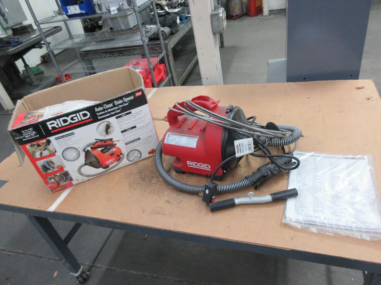 Rigid Auto Clean Drain Opener, Electric for 3/4" to 1.5" Drain Lines up To 25'