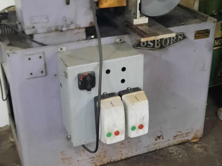 Osborn 7C Centerless Polishing Machine with Scotch Bright Wheel