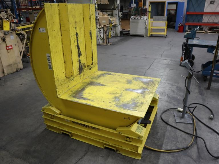 Caldwell 88-3-24 Heavy Duty Coil Upender, 3 Ton Capacity, 42" x 42" Platform