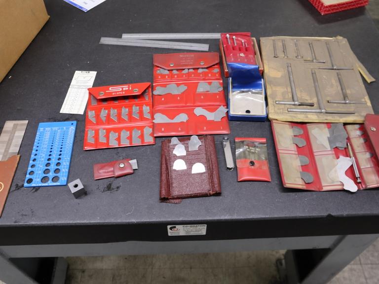 Radius Guages, Angle Guages, Bore Guages a, Steel Rules nd More