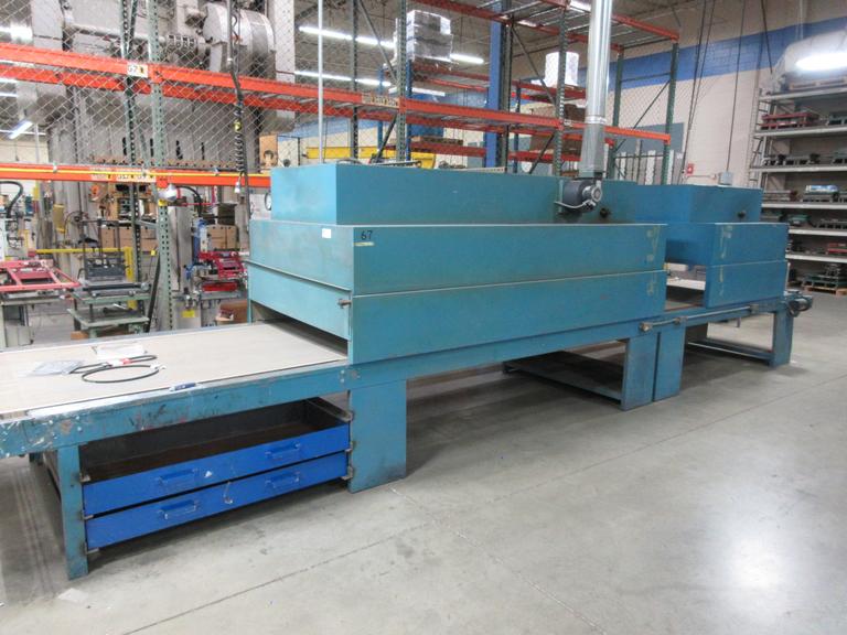 American Zephyr 3-D Drying Conveyor Paint Curing Oven