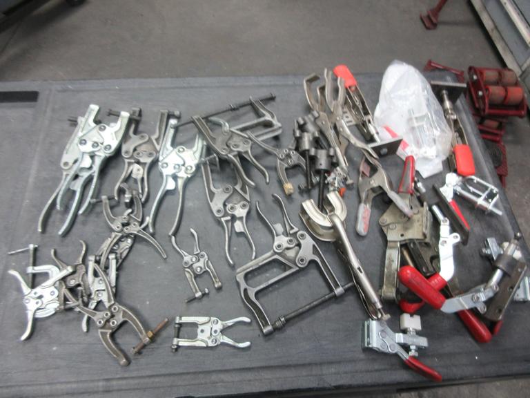 Variety of Assorted Clamps
