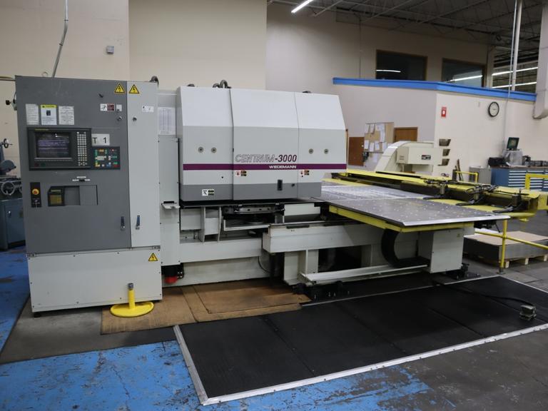 Murata Wiedemann C-3000 Turret Punch Press, 33 Ton, 54 Station Turret, (2) AI Stations, Fanuc 16-P CNC