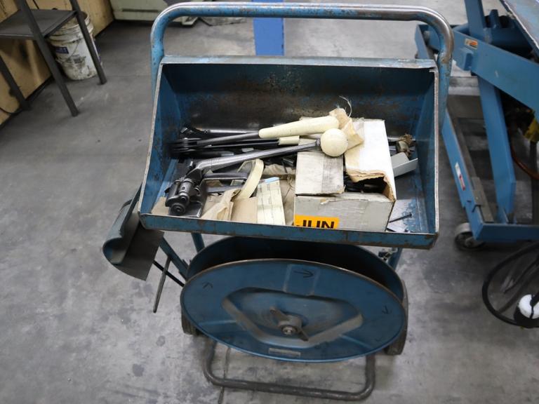 Banding Set with Cart, Crimper, Bander, Metal Banding Material, Clips