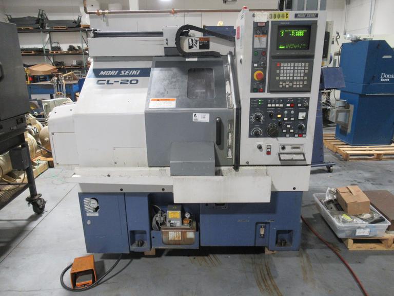 Mori Seiki CL-20B CNC Turning Center, 3500 RPM, 10 Station Turret, Pats Catcher, Chip Conveyor