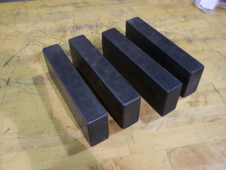 (4) Granite Parallels, Matching - 9" x 1.5" x 3"