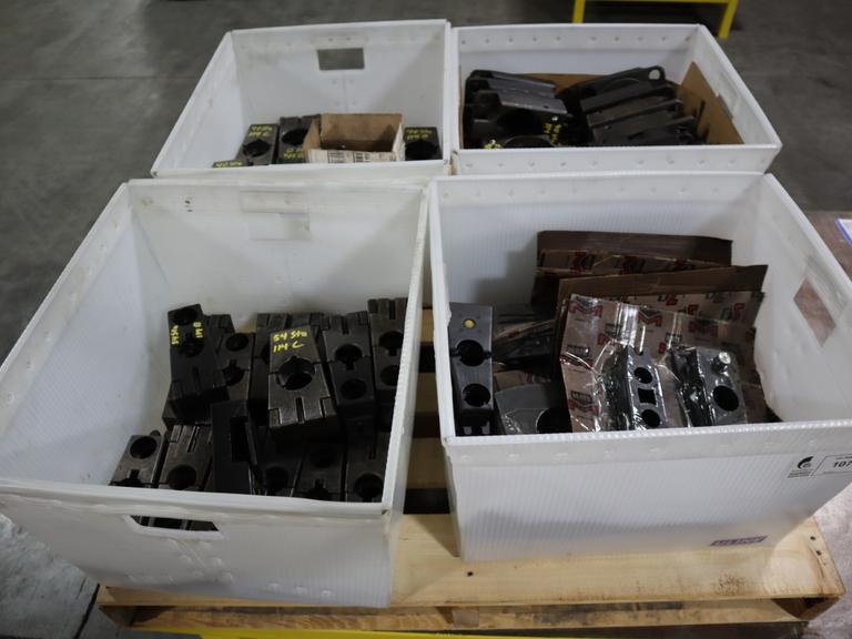 114 Style Bottom Die Holders for Turret Punch Presses, Assorted - Some are NEW Mate