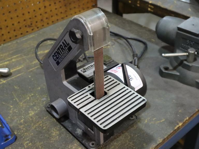 Central 1" Belt Sander, Bench Model, Single Phase